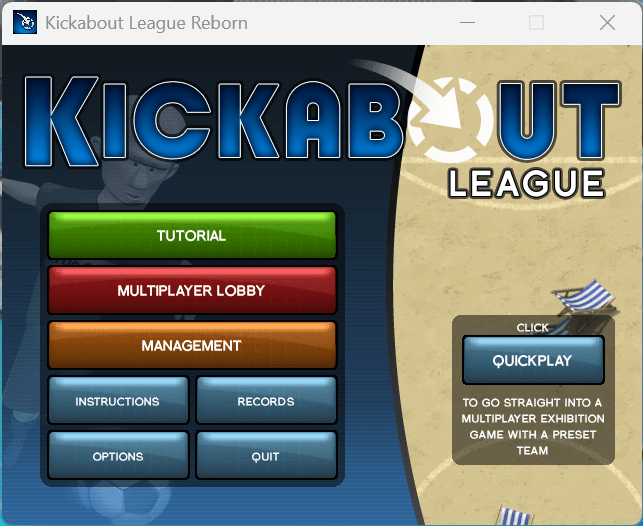 Main menu